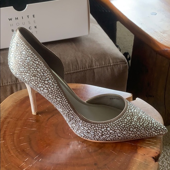 WHBM Rhinestone Pumps - Picture 3 of 5
